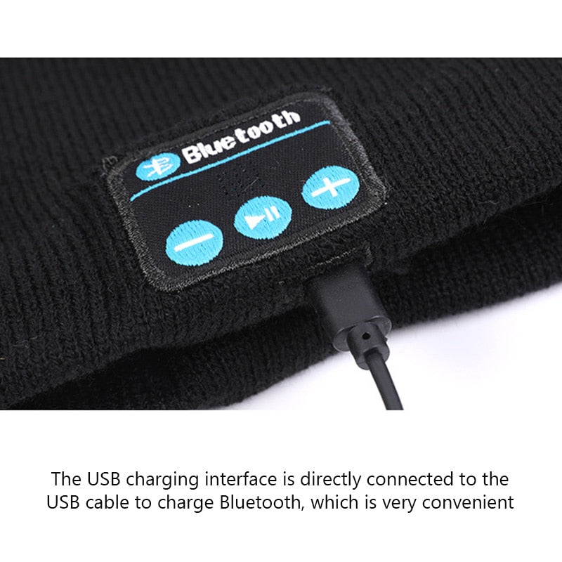 WIRELESS BLUETOOTH HEADPHONE BEANIE