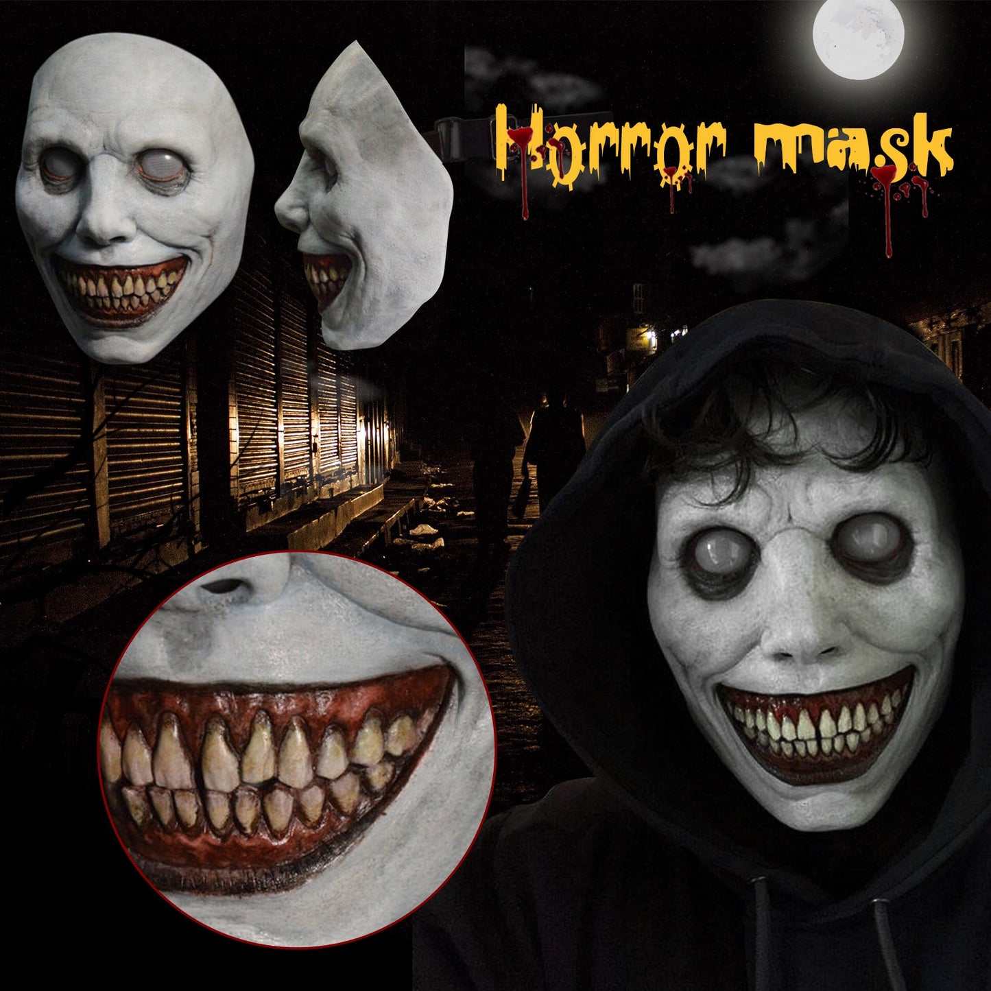 Smiling Demons Horror Face Masks