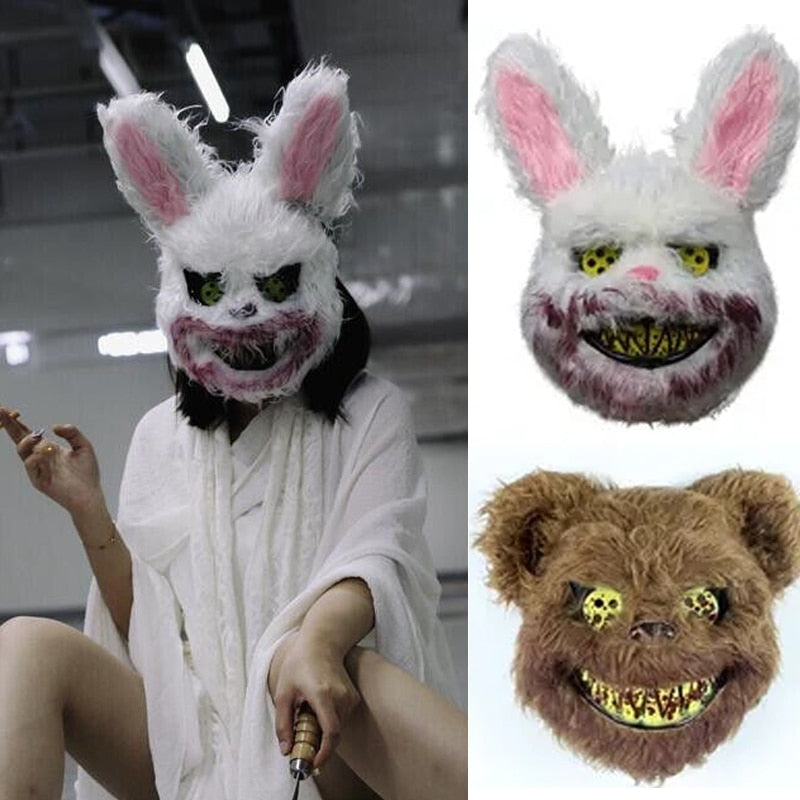 Bloody Head Rabbit/Bear Mask