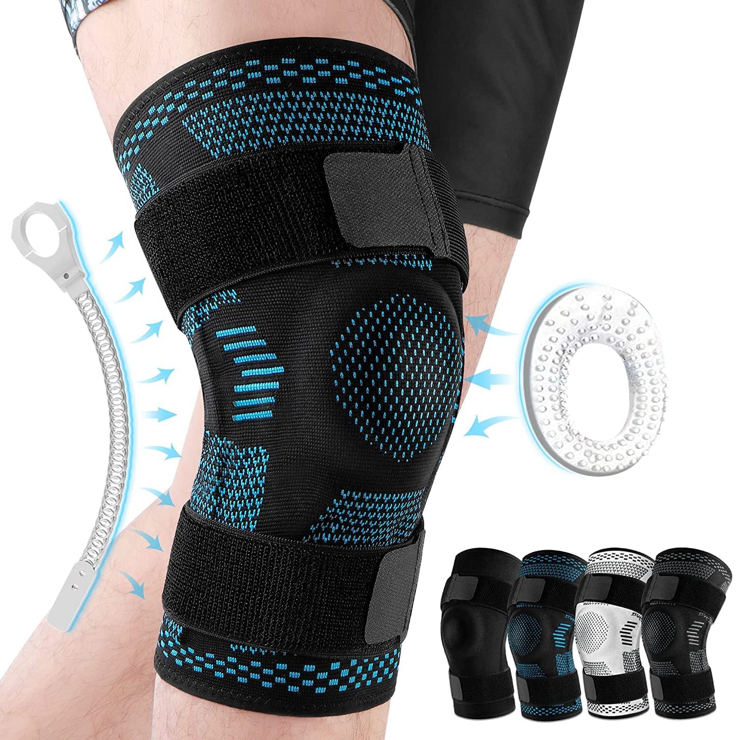 Gel Knee Support Compression Sleeve