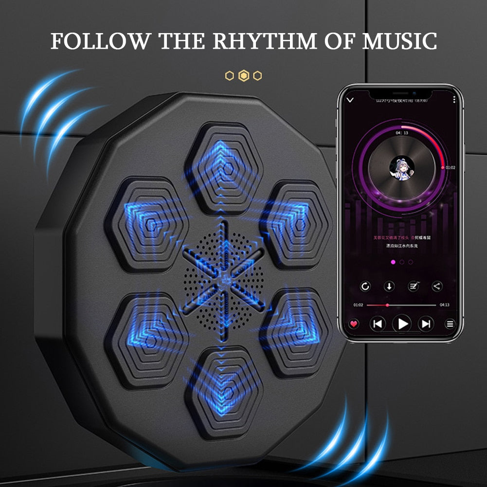 Smart Music Boxing Machine Wall Target LED