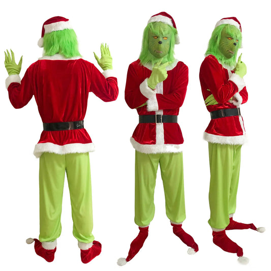 Christmas Grinch Full Body Costume