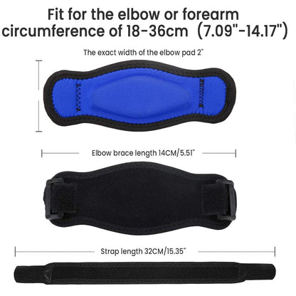 Elbow Support Strap Band with Compression Pad