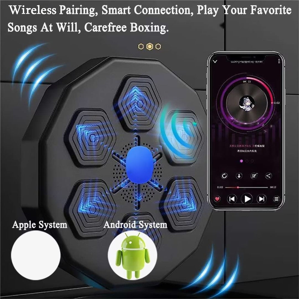 Smart Music Boxing Machine Wall Target LED